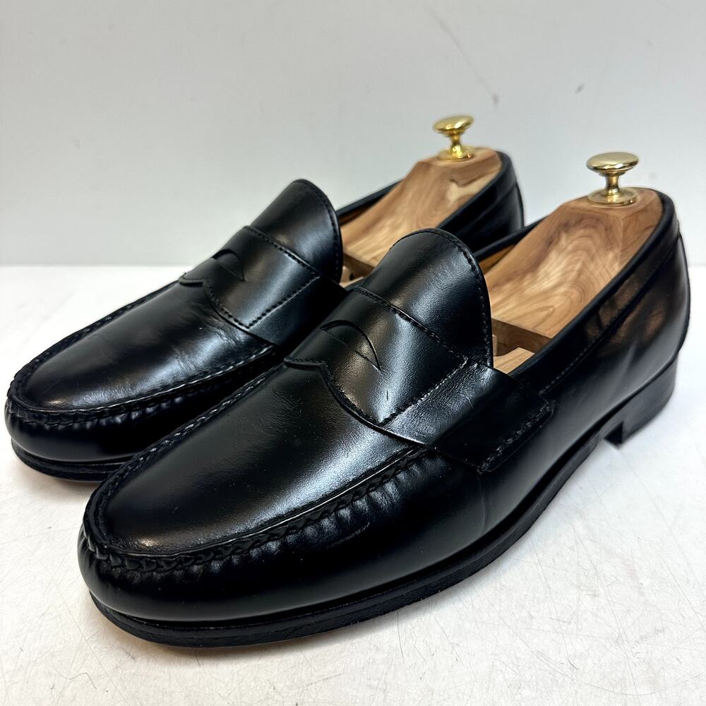 VGUC Rancourt x Allen Edmonds Penny Loafer Weltline VTG Made in USA 10 Wide EEE